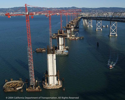 Aerial View of new SFOBB 