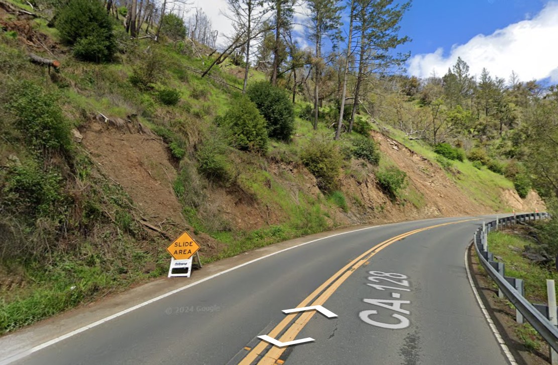 Route 128 Slide Zoom in Photo