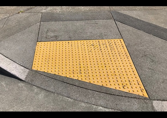 ADA Compliant Curb Ramp