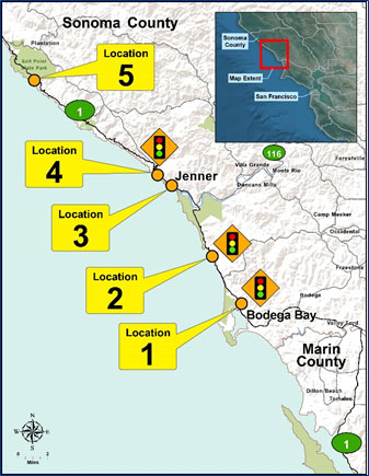 Sonoma Highway 1 Update Map