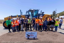 Groundbreaking ceremony for the Marin Sonoma Narrows B-7 Project on July 21, 2022