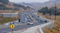 US-101 near San Antonio Road in Marin County.