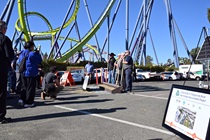 Caltrans, Solano Transportation Authority officials and the public attending State Route 37/Fairgrounds Drive Diverging Diamond Interchange Project Groundbreaking in Vallejo, Ca.