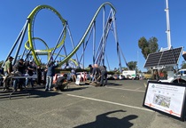 Caltrans, Solano Transportation Authority officials and the public attending State Route 37/Fairgrounds Drive Diverging Diamond Interchange Project Groundbreaking in Vallejo, Ca.