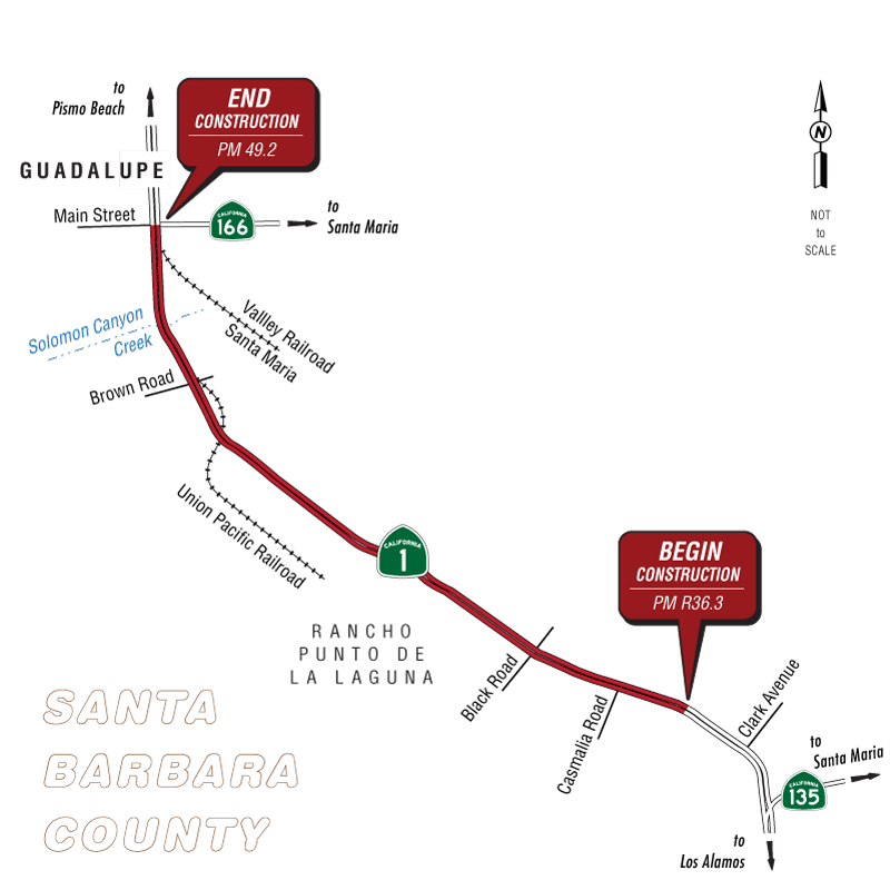 Graphic of project location map