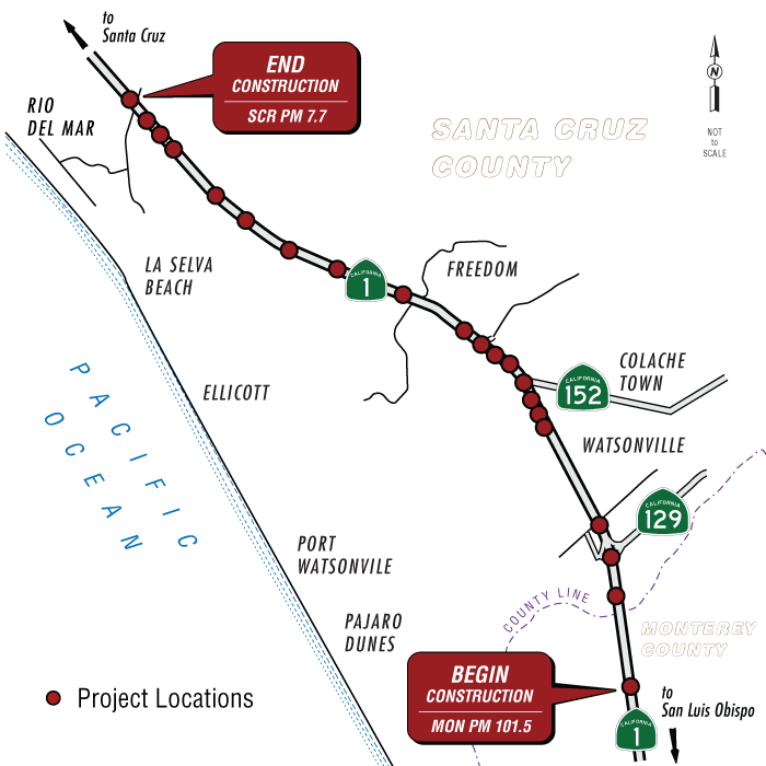 Graphic of project location map