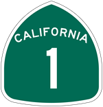 California Highway 1 shield.