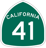 California highway 41 shield.