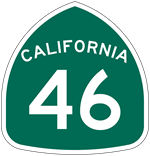 California highway 46 shield.
