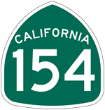 Highway 154 sign