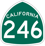 Highway 246 sign