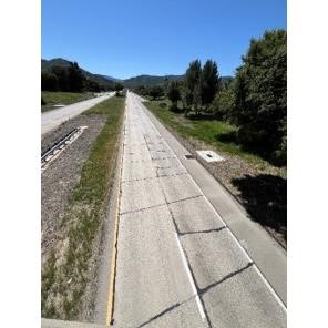 Photo of highway 101 in Buellton where maintenance will take place.