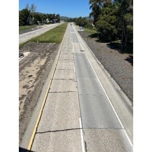 Photo of highway 101 in Buellton where maintenance will take place.