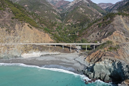 Limekiln bridge off Highway 1.