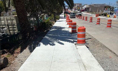 Photo of recent project work near State Route 183 in Castroville