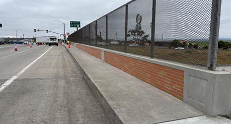Photo of recent project work near State Route 183 in Castroville