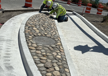 Photo of recent project work near State Route 183 in Castroville.