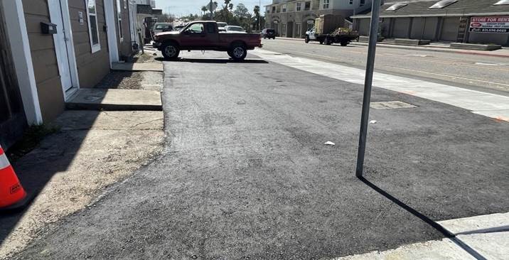 Photo of recent improvements near State Route 183 in Castroville.