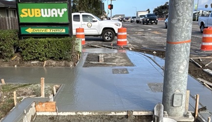 Photo of recent improvements near State Route 183 in Castroville.