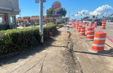 Photo of recent project work near State Route 183 in Castroville.