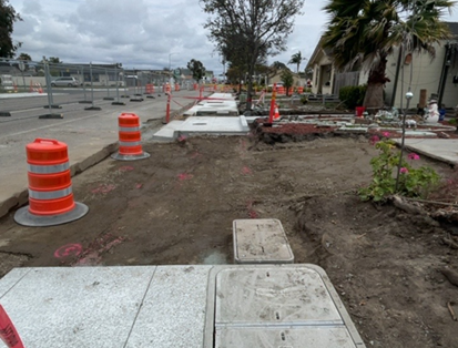 Photo of recent project work near State Route 183 in Castroville