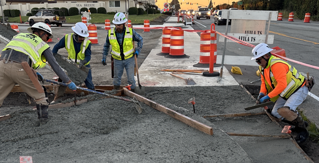 Photo of recent improvements near State Route 183 in Castroville