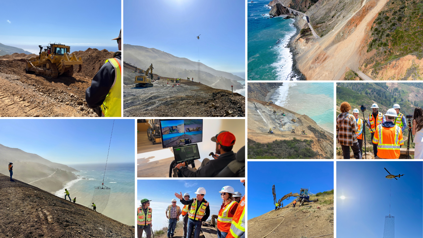 Photo collage of ten photos showing project efforts and outreach