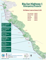 Photo of Big Sur Highway 1 map that will download to PDF when clicked