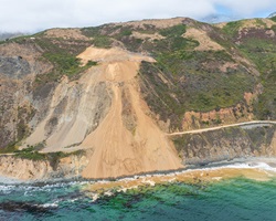 Photo showing extent of Regent's Slide