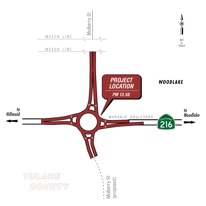 Graphic of project location map.