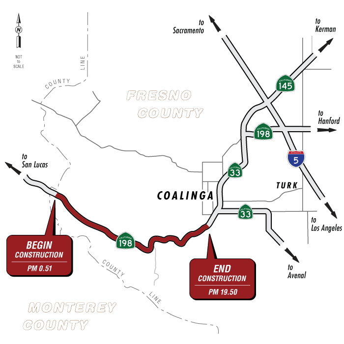 Graphic of project location map.