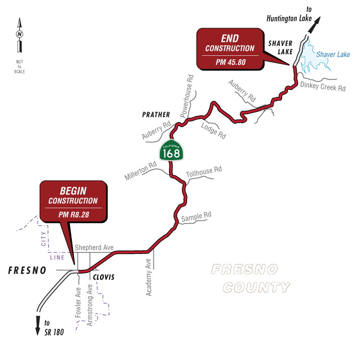 Graphic of project location map.