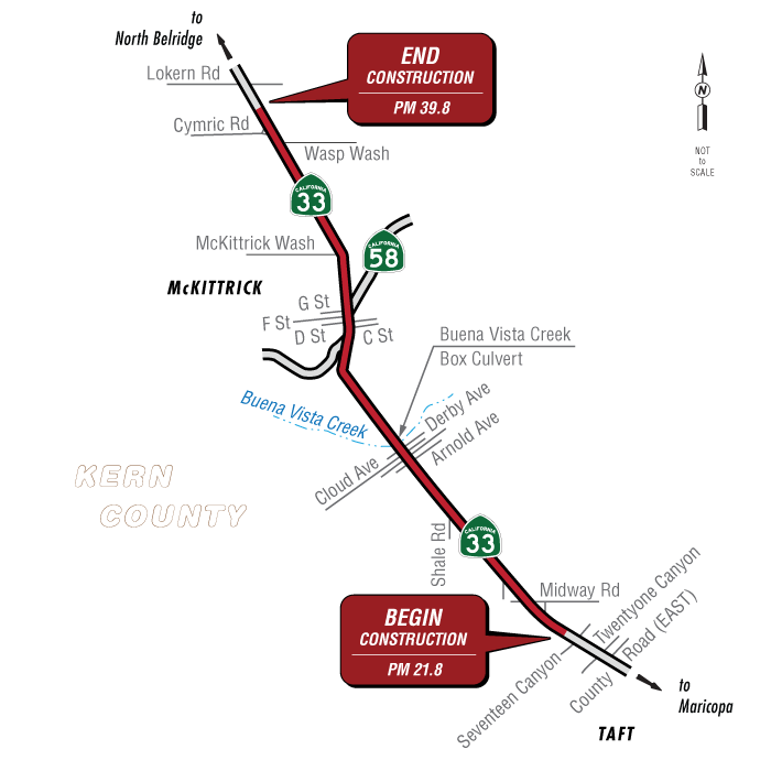 Graphic of project location map
