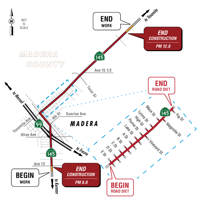 Graphic of project location map