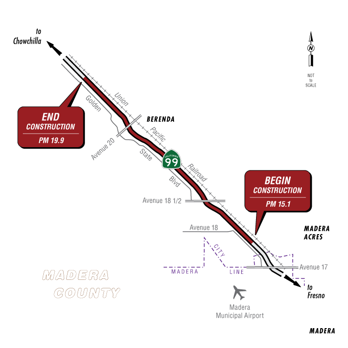 Graphic of the project location map.
