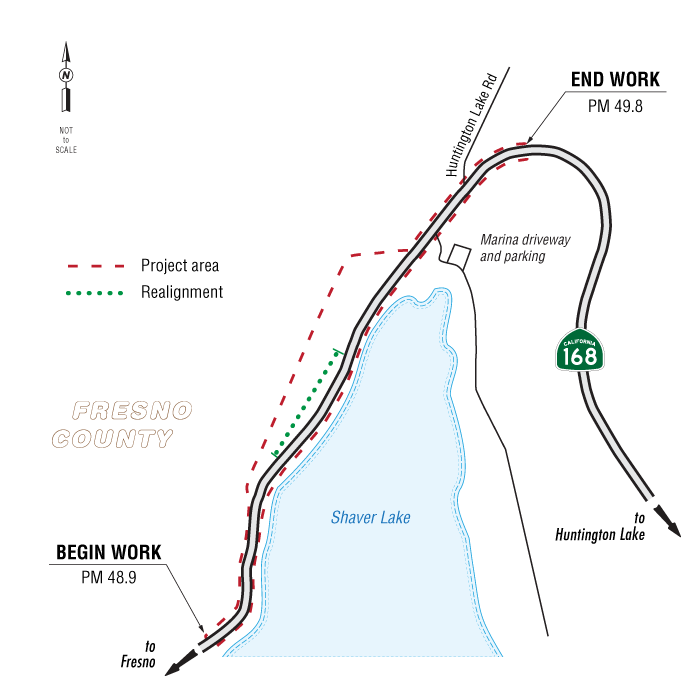 Graphic of project location map.
