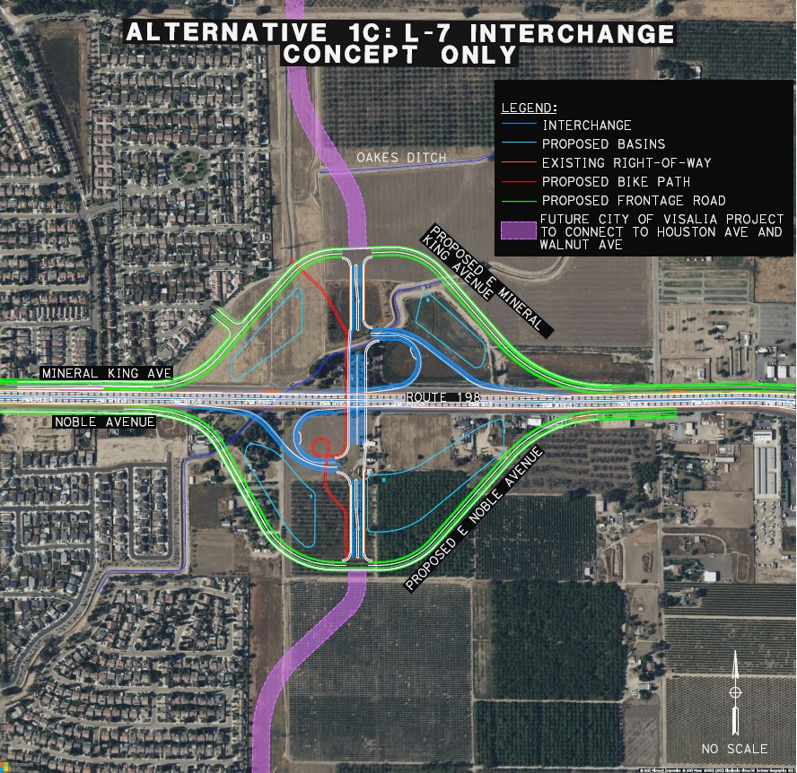 Aerial of alternative 1c