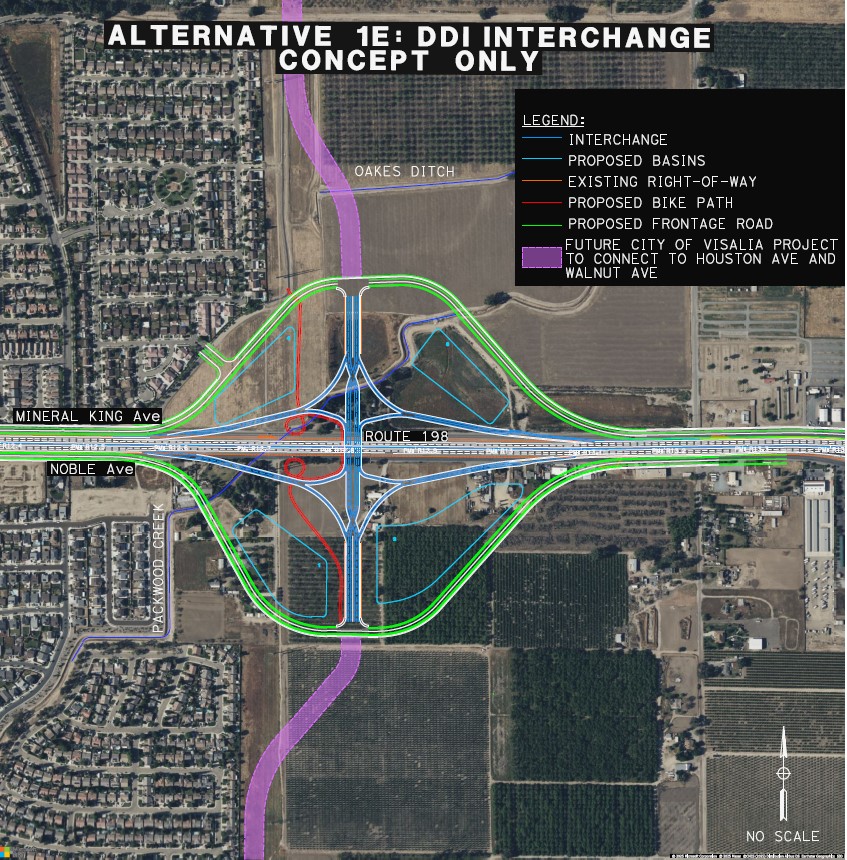 Aerial of alternative 1e