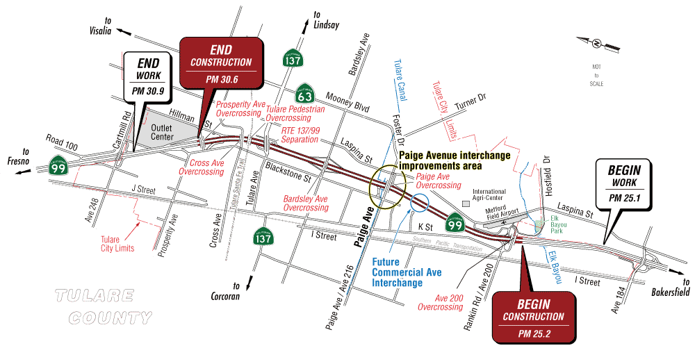 Graphic of project location map.
