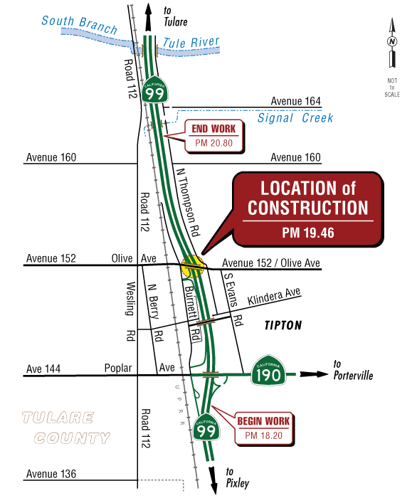 Graphic of project location map