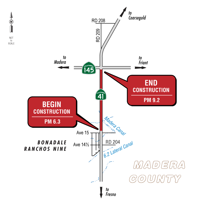 Graphic of project location map