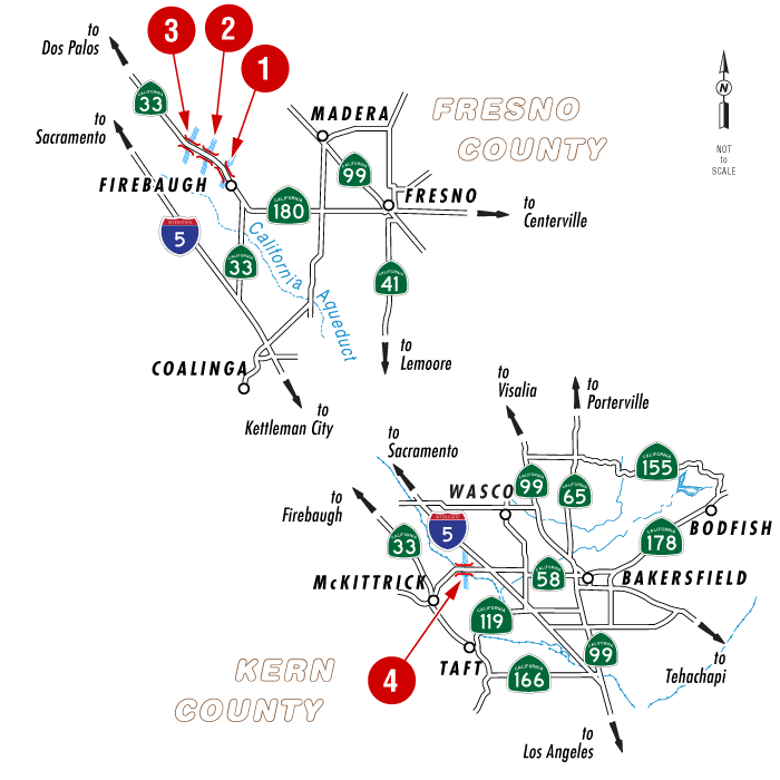 Graphic of project location map