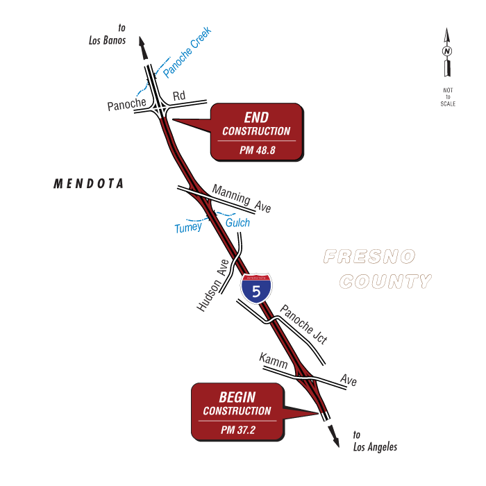 Graphic of project location map.