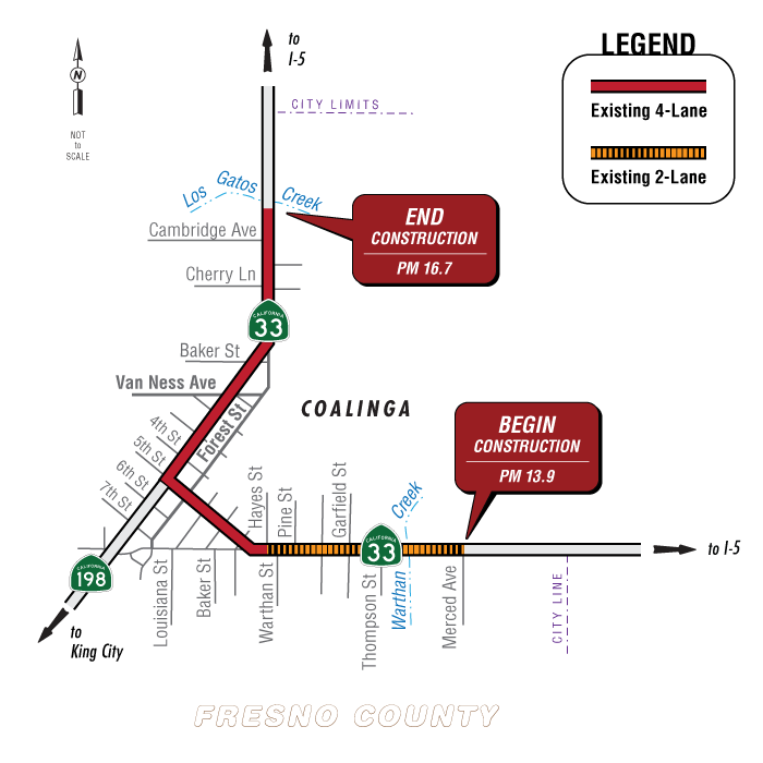 Graphic of project location map