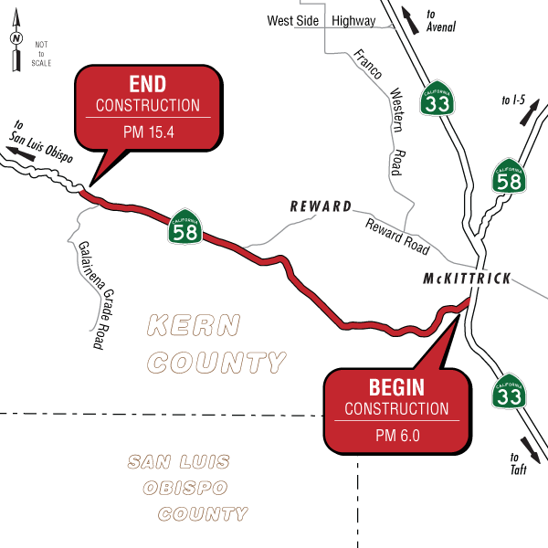 Graphic of project location map