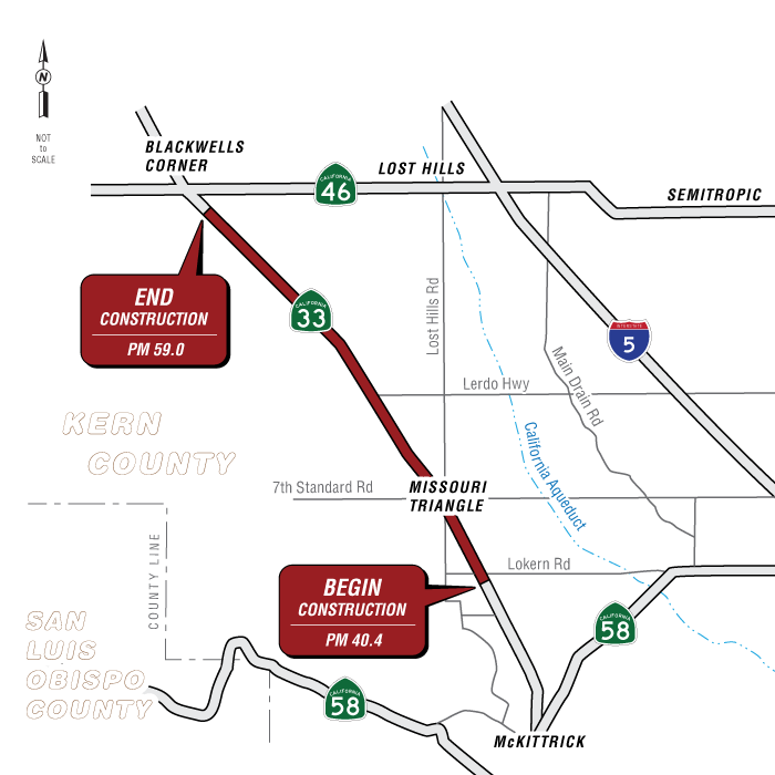 Graphic of project location map.