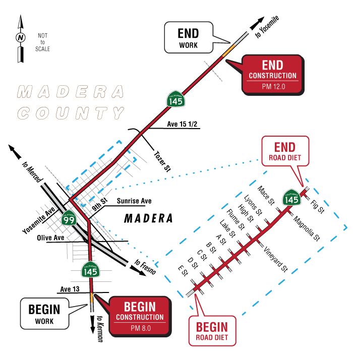 Graphic of project location map