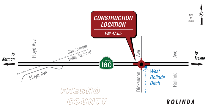Graphic of project location map