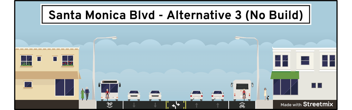 santa monica bike project alternative 3