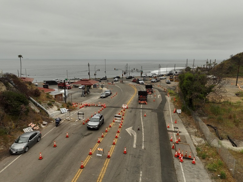 Topanga Canyon Boulevard/State Route 27 fire repair closures